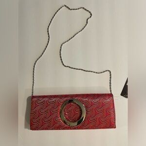 Karma 11” Orange Retro Clutch. NWT